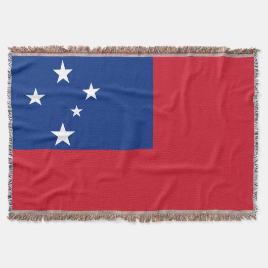 Patriotic Samoa Island Deken (Voorkant)
