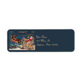 Patriotic Santa Etiket (Voorkant)