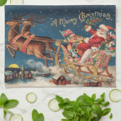 Patriotic Santa Theedoek (Gevouwen)