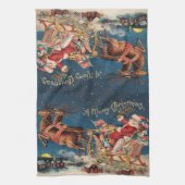 Patriotic Santa Theedoek (Verticaal)