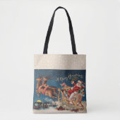 Patriotic Santa Tote Bag (Voorkant)