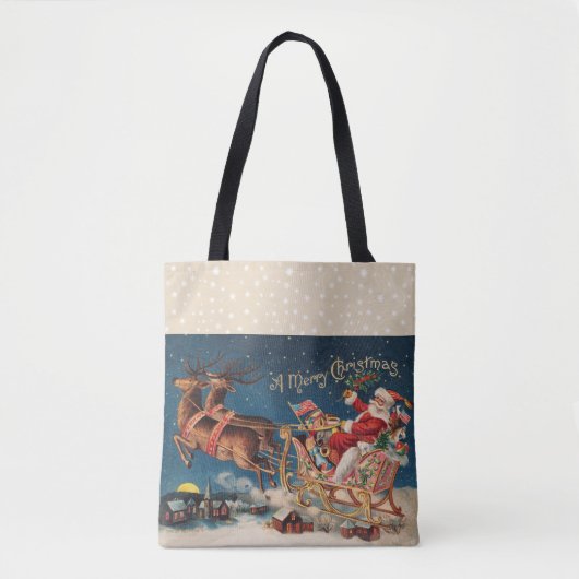 Patriotic Santa Tote Bag (Voorkant)