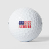 Patriotic Sasquatch Golfballen (Voorkant)