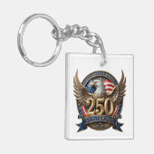 PATRIOTIC - See Back - Keychain (Voorkant Links)