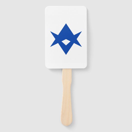 Patriotic set of hand fans, flag of Toyota City Handwaaier (Voorkant)