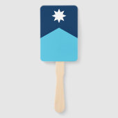 Patriotic set of hand fans with flag of Minnesota Handwaaier (Voorkant)