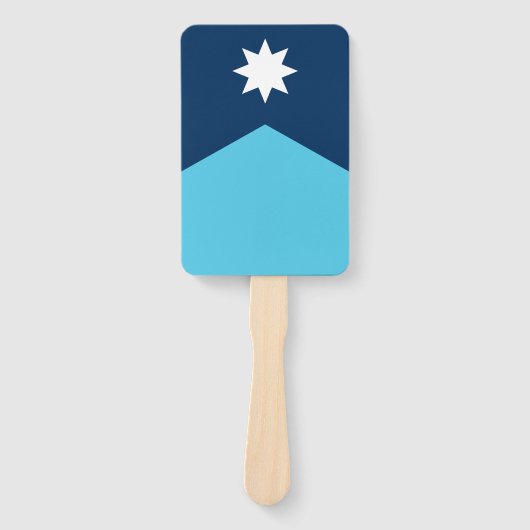 Patriotic set of hand fans with flag of Minnesota Handwaaier (Voorkant)