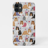 Patriotic Sheltie Shetland Sheepdog Case-Mate iPhone Case (Achterkant)