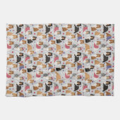 Patriotic Sheltie Shetland Sheepdog Kitchen Towel Theedoek (Horizontaal)
