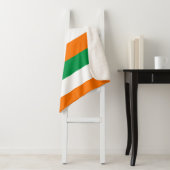 Patriotic Sherpa Blanket met vlag Ierland Sherpa Deken (In situ)