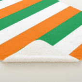 Patriotic Sherpa Blanket met vlag Ierland Sherpa Deken (3/4)