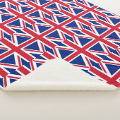 Patriotic Sherpa Blanket met vlag van het Verenigd Sherpa Deken (3/4)