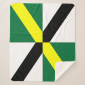 Patriotic Sherpa Blanket met vlag van Monterey Sherpa Deken (Voorkant)