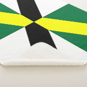 Patriotic Sherpa Blanket met vlag van Monterey Sherpa Deken (3/4)