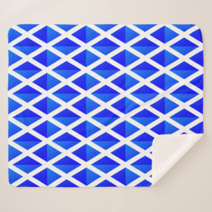 Patriotic Sherpa Blanket met vlag van Schotland Deken