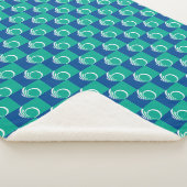 Patriotic Sherpa Blanket with flag of Ottawa Deken (3/4)