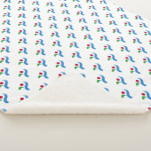 Patriotic Sherpa Blanket with flag of Seoul Sherpa Deken (3/4)