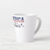 patriotic shirt america shirt 4th of july  latte mok (Rechterhoek)