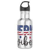 patriotic shirt america shirt 4th of july  waterfles  (Voorkant)