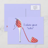 Patriotic Shoe Briefkaart (Voorkant / Achterkant)