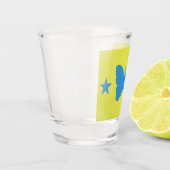 Patriotic shot glass with flag of Bady Bassit Shot Glas (Links)