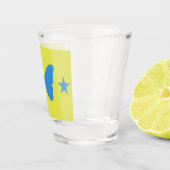 Patriotic shot glass with flag of Bady Bassit Shot Glas (Rechts)