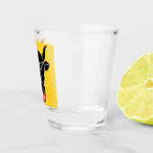 Patriotic shot glass with flag of Uri, Swiss Shot Glas (Rechts)
