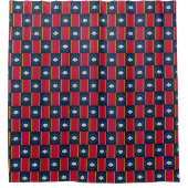 Patriotic Shower Curtain with Flag of Mississippi Douchegordijn (Voorkant)