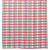 Patriotic Shower Curtain with Flag of Montreal Douchegordijn (Voorkant)