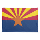 Patriotic Single Pillowcase flag of Arizona, Veren Kussensloop (Achterkant)