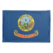 Patriotic Single Pillowcase flag of Idaho (Verenig Kussensloop (Achterkant)