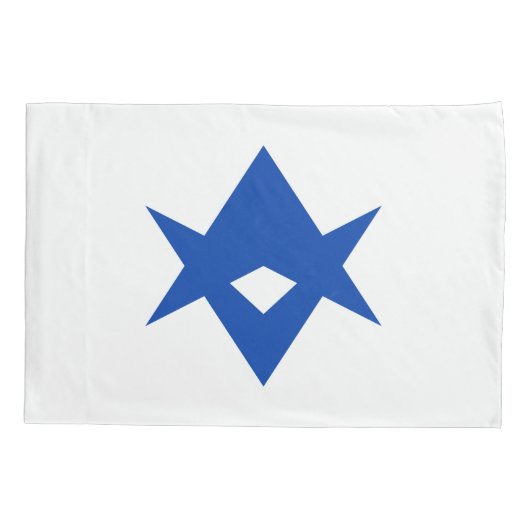 Patriotic Single Pillowcase with flag of Toyota Kussensloop (Achterkant)