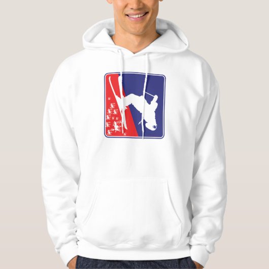 Patriotic Skier Hoodie (Voorkant)