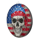 Patriotic Skull-dartbord Dartbord (Voorkant Rechts)