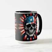 Patriotic Skull: Stars and Stripes Rebellion aange Mok (Voorkant rechts)