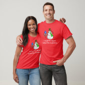 Patriotic Snowman Kerst T-shirt (Unisex)