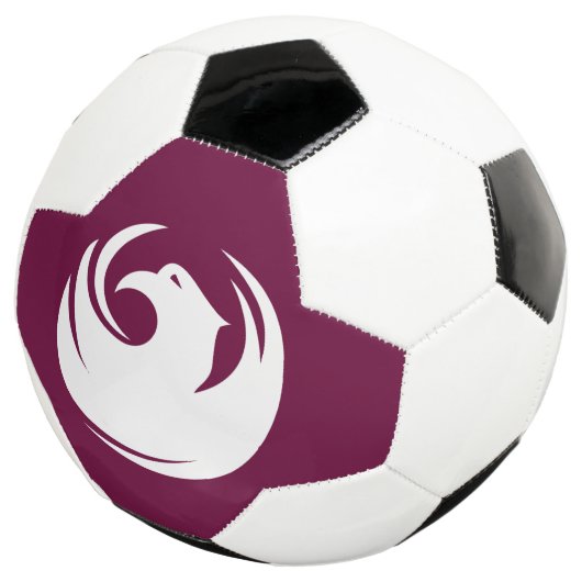 Patriotic Soccer Ball with Flag of Phoenix City Voetbal (Drie kwart)
