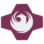 Patriotic Soccer Ball with Flag of Phoenix City Voetbal (Enkel)