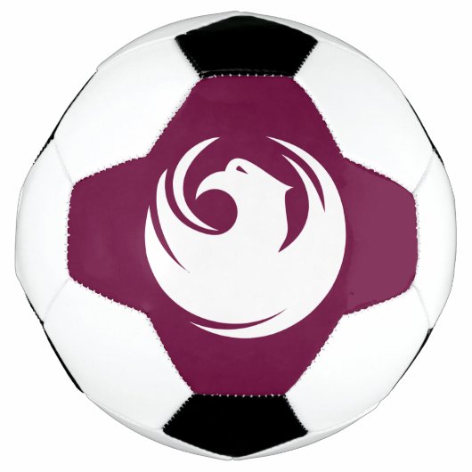Patriotic Soccer Ball with Flag of Phoenix City Voetbal (Voorkant)