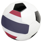 Patriotic Soccer Ball with Flag of Thailand Voetbal (Drie kwart)