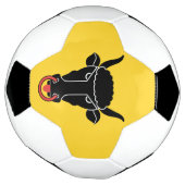 Patriotic Soccer Ball with Flag of Uri Voetbal (Gedraaid)