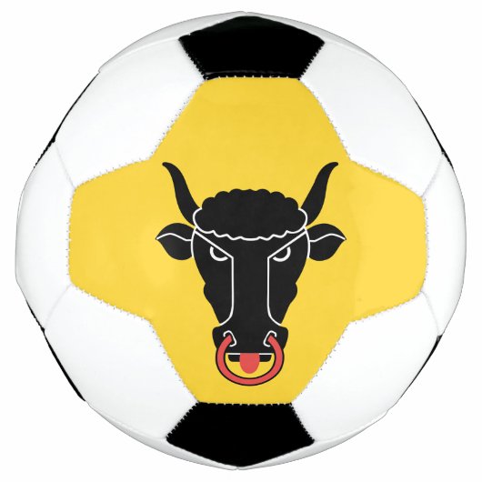 Patriotic Soccer Ball with Flag of Uri Voetbal (Voorkant)
