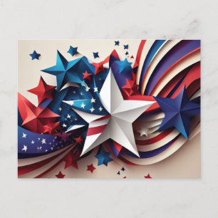 Patriotic Star Briefkaart
