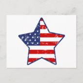 Patriotic Star Briefkaart (Voorkant)