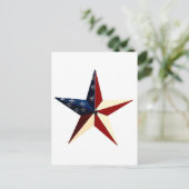 Patriotic Star Briefkaart (Staand voorkant)