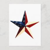 Patriotic Star Briefkaart (Voorkant)