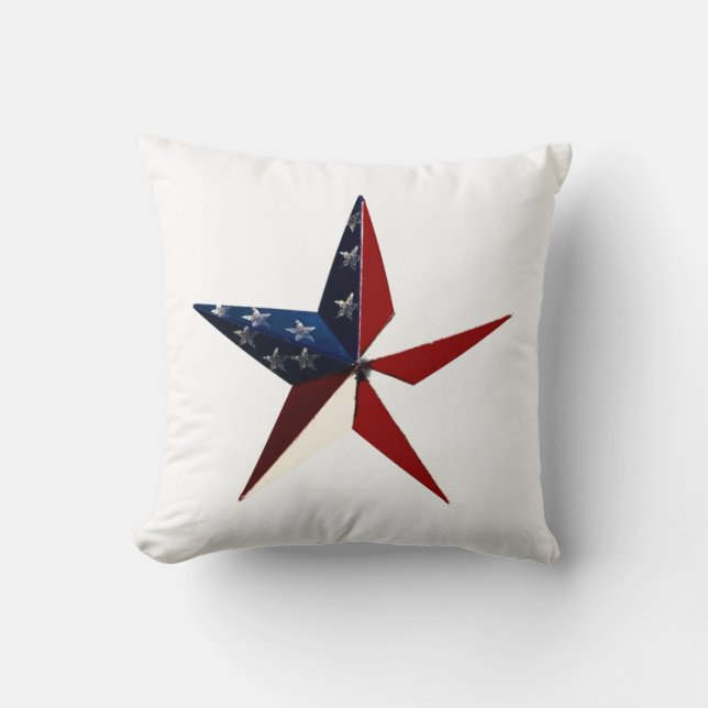 Patriotic Star Kussen (Voorkant)