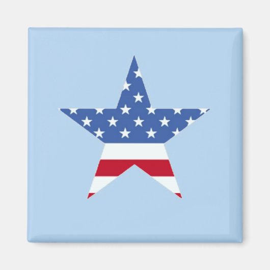 Patriotic Star Magnet (Voorkant)