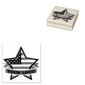Patriotic Star Rubberstempel (Gestempeld)