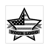 Patriotic Star Rubberstempel (Afrduk)